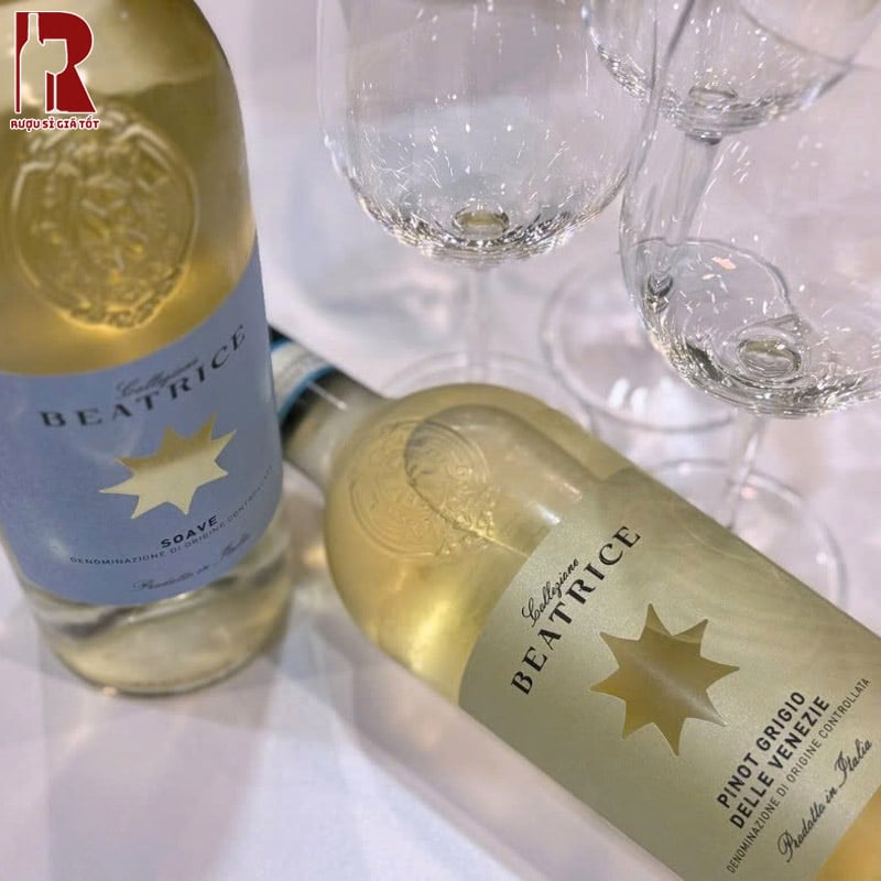 Bảo Quản Rượu Vang Ý Trắng Collezione Beatrice Pinot Grigio Delle Venezie