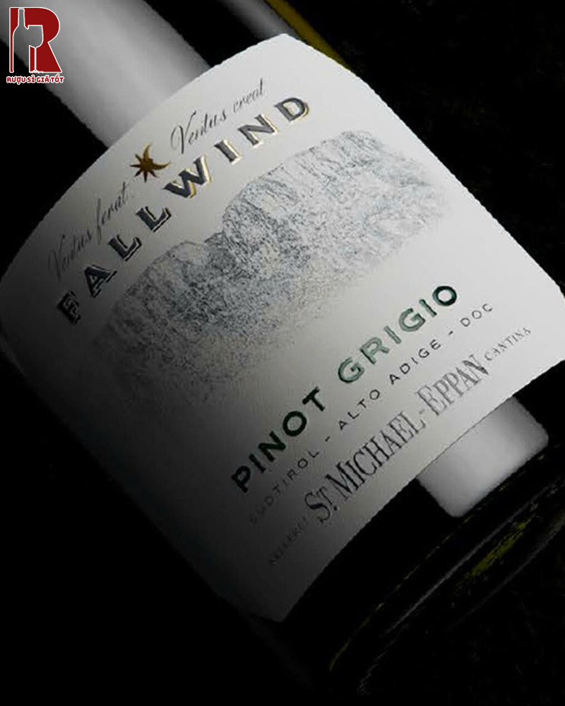 Thiết Kế Chai Rượu Vang Ý Trắng Fallwind