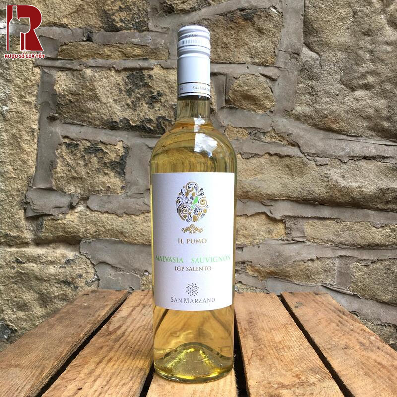 Rượu Vang Ý Trắng IL Pumo Sauvignon Malvasia Chất Lượng Cao