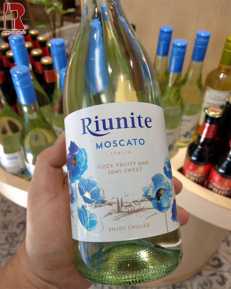 Rượu Vang Ý Trắng Riunite Moscato Giá Mới Nhất