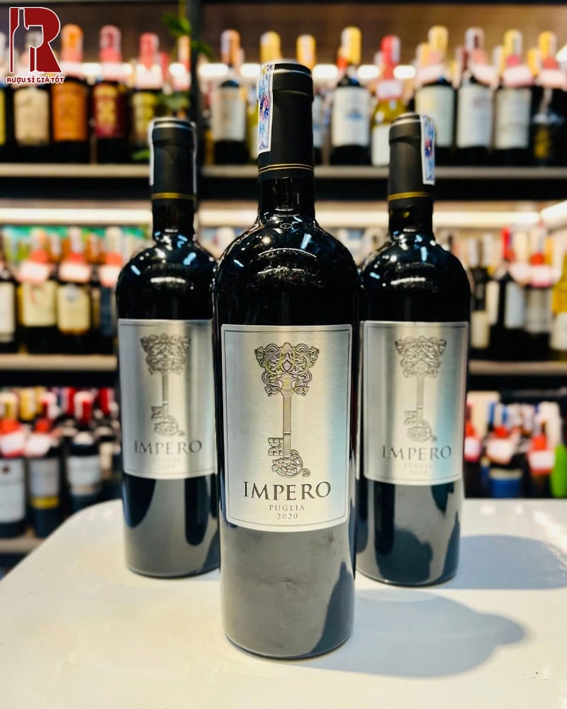 Rượu Vang Ý Đỏ Impero Negroamaro Sangiovese - Chìa Khóa Bạc Giá Mới Nhất