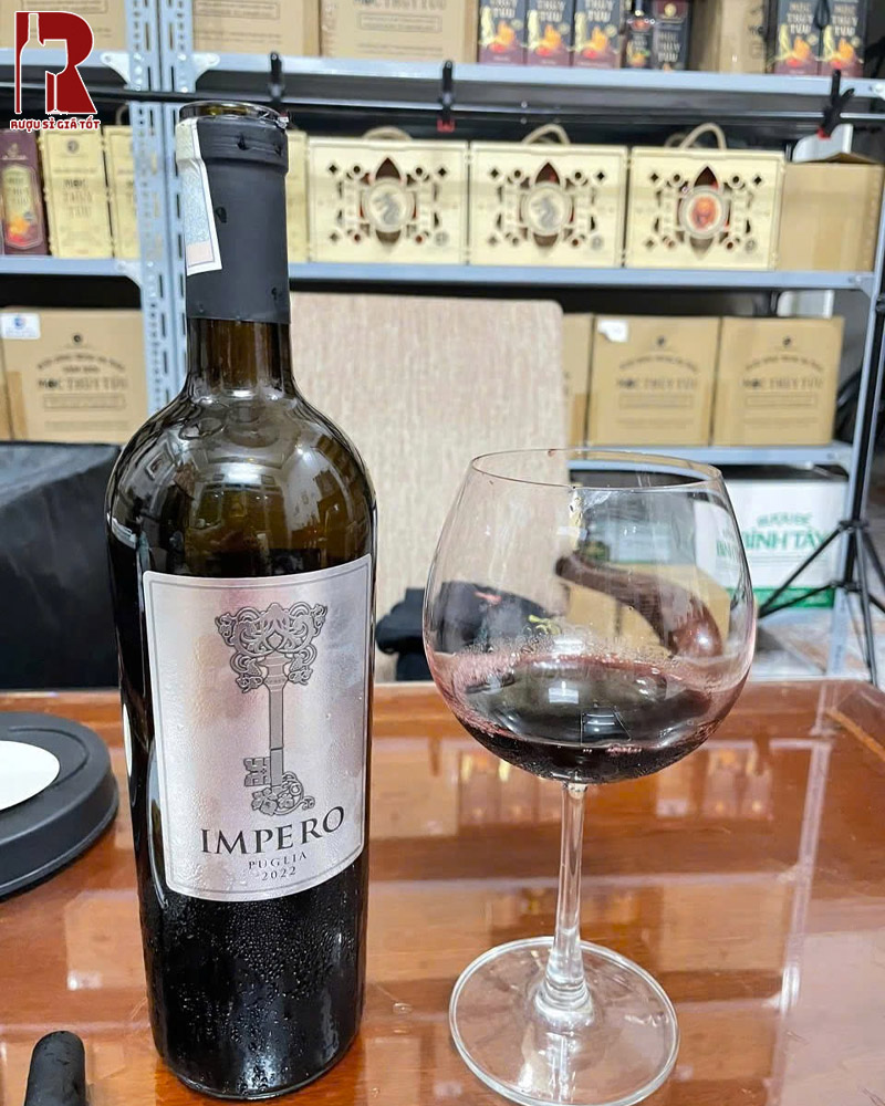 Rượu Vang Ý Đỏ Impero Negroamaro Sangiovese - Chìa Khóa Bạc Chất Lượng