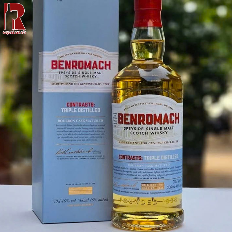 Mua Rượu Whisky Benromach Triple Distilled Tại Tp.HCM