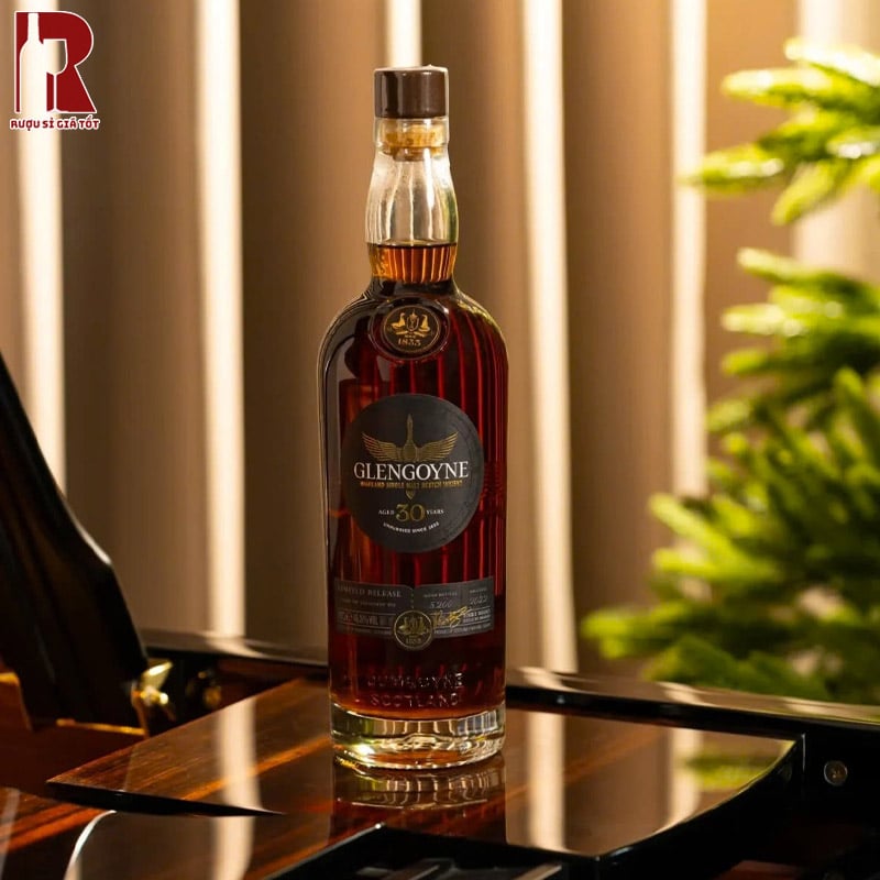 Thiết Kế Chai Rượu Whisky Glengoyne Single Cask - Độc Quyền Đài Loan