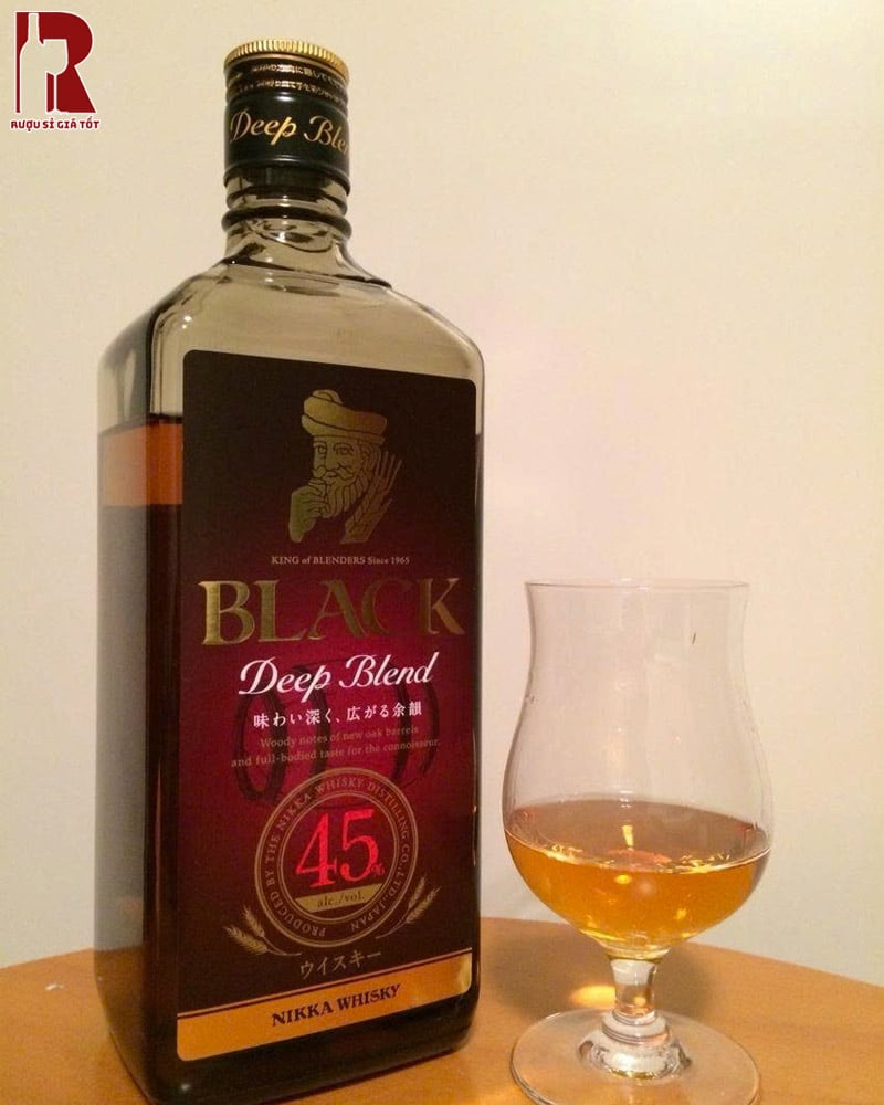 Rượu Whisky Nhật Nikka Black Deep Blend Chính Hãng