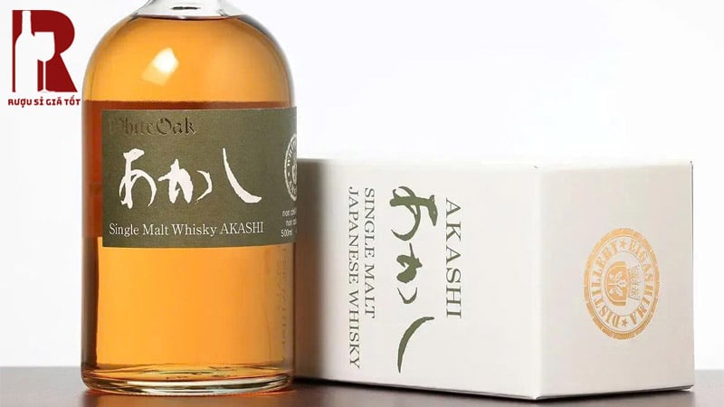 Rượu Whisky Nhật White Oak Single Malt Akashi Giá Tốt