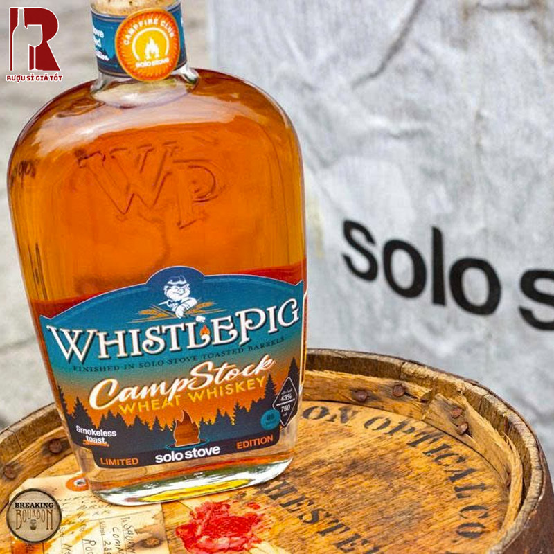 Thiết Kế Chai Rượu WhistlePig Campstock Wheat Whiskey Limited Edition