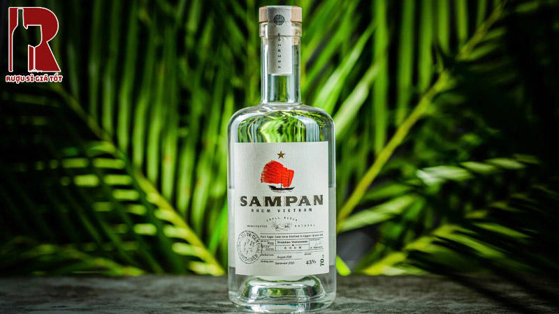 Rượu White Rhum Sampan Hảo Hạng