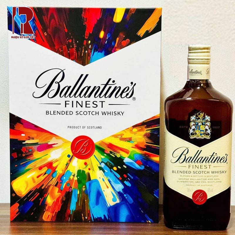 Hộp quà Tết Ballantine's Finest nhập khẩu chính hãng giá rẻ