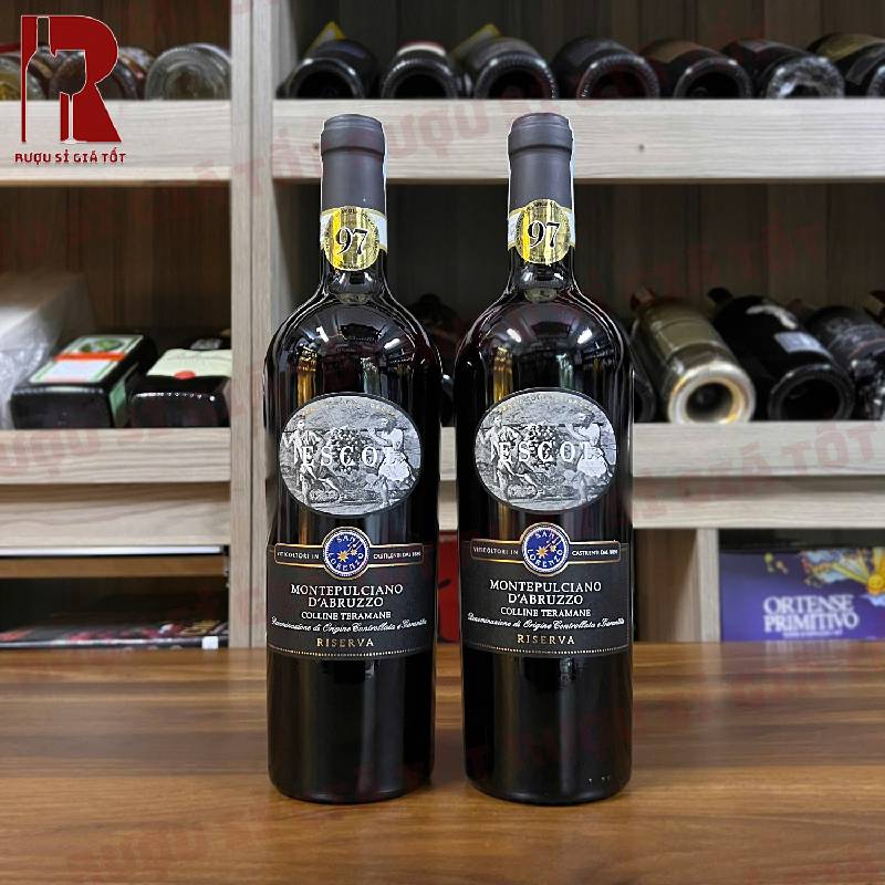 Rượu Vang Ý Đỏ Escol Montepulciano d'Abruzzo Riserva