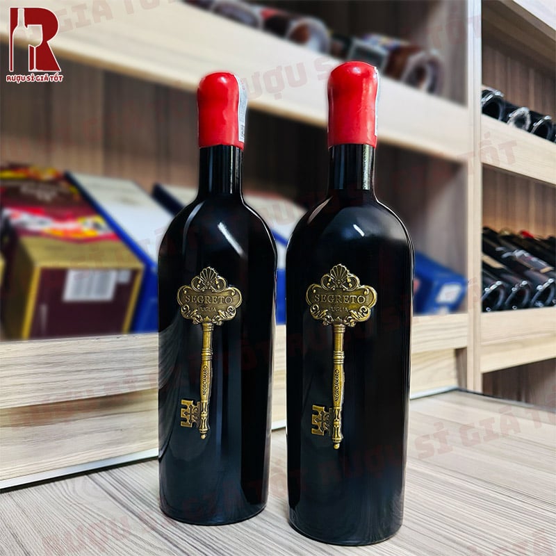 Rượu Vang Ý Đỏ Segreto Negroamaro - Vang Chìa Khóa nhập khẩu