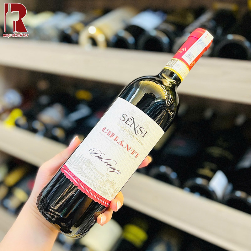 Rượu Vang Ý Đỏ Sensi Chianti Dalcampo nhập khẩu giá rẻ