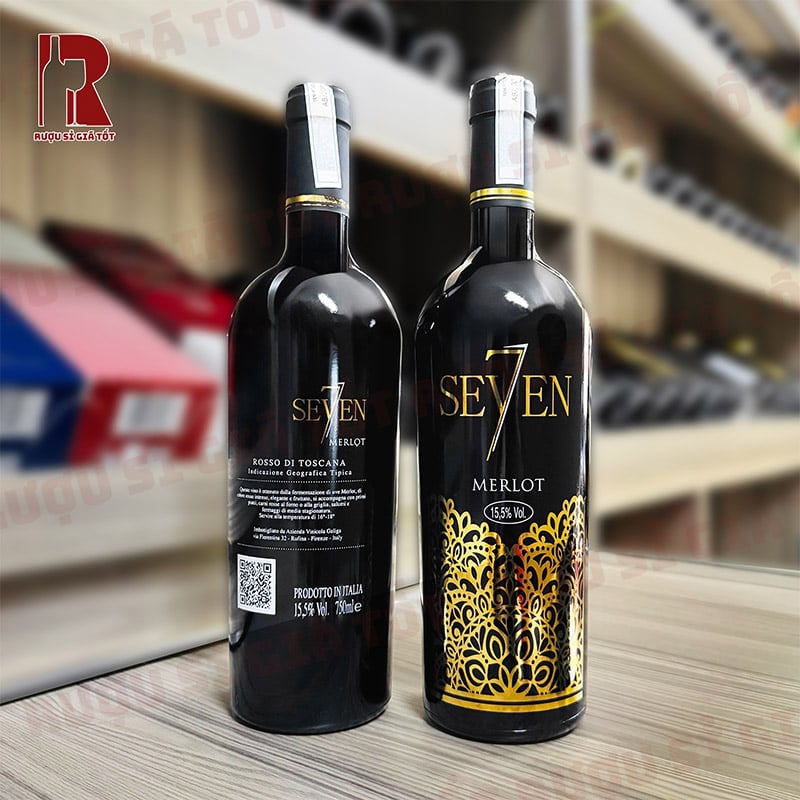 Rượu Vang Ý Đỏ Seven 7 Merlot