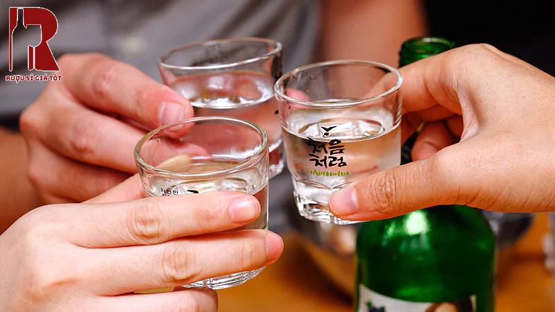 Rượu Soju phù hợp cho nhiều dịp ăn uống, tiệc tùng