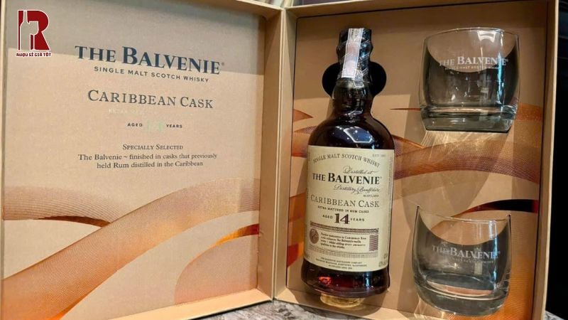 Rượu Balvenie 14 Năm Hộp Quà Tết nhập khẩu chính hãng giá tốt