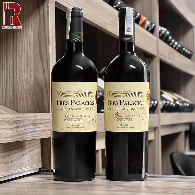 Rượu Vang Chile Đỏ Tres Palacios Cabernet Sauvignon Gran Reserva nhập khẩu