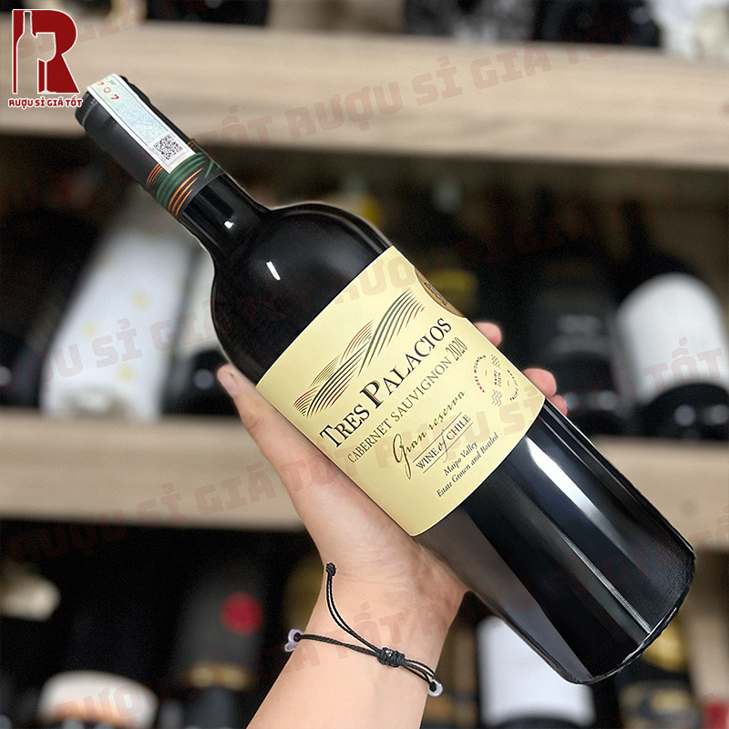 Rượu Vang Chile Đỏ Tres Palacios Cabernet Sauvignon Gran Reserva nhập khẩu giá rẻ