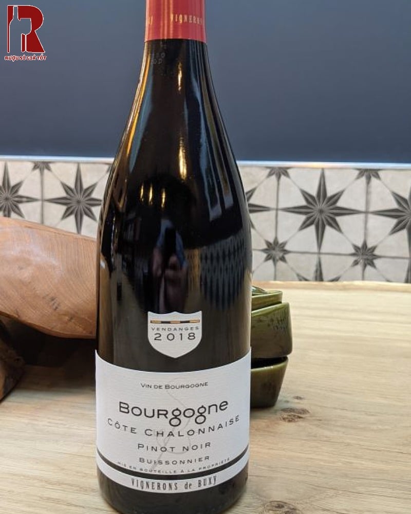 Rượu Vang Pháp Đỏ Bourgogne Cote Chalonnaise Pinot Noir Vignerons de Buxy Giá Rẻ