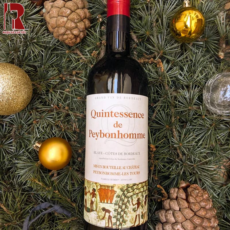 Thưởng Thức Rượu Vang Pháp Đỏ Quintessence de Peybonhomme Blaye Cotes De Bordeaux
