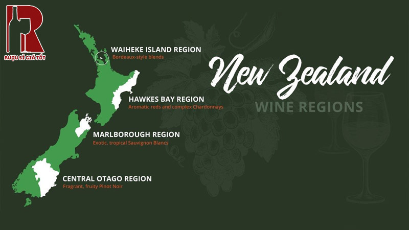 Vùng sản xuất vang New Zealand danh tiếng