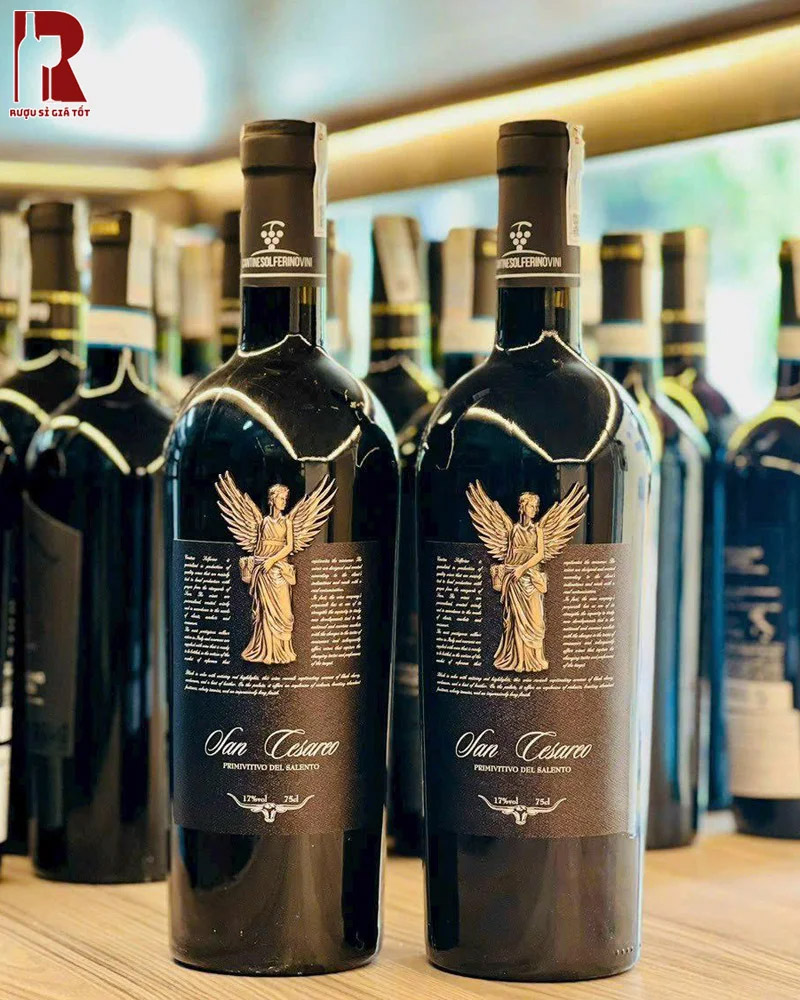Mua rượu vang San Cesareo Primitivo Del Salento - Thiên Thần 17 Độ chính hãng