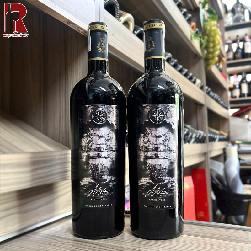 Rượu Meloni Negroamaro Bạc đậm vị trái cây chín và thơm nồng