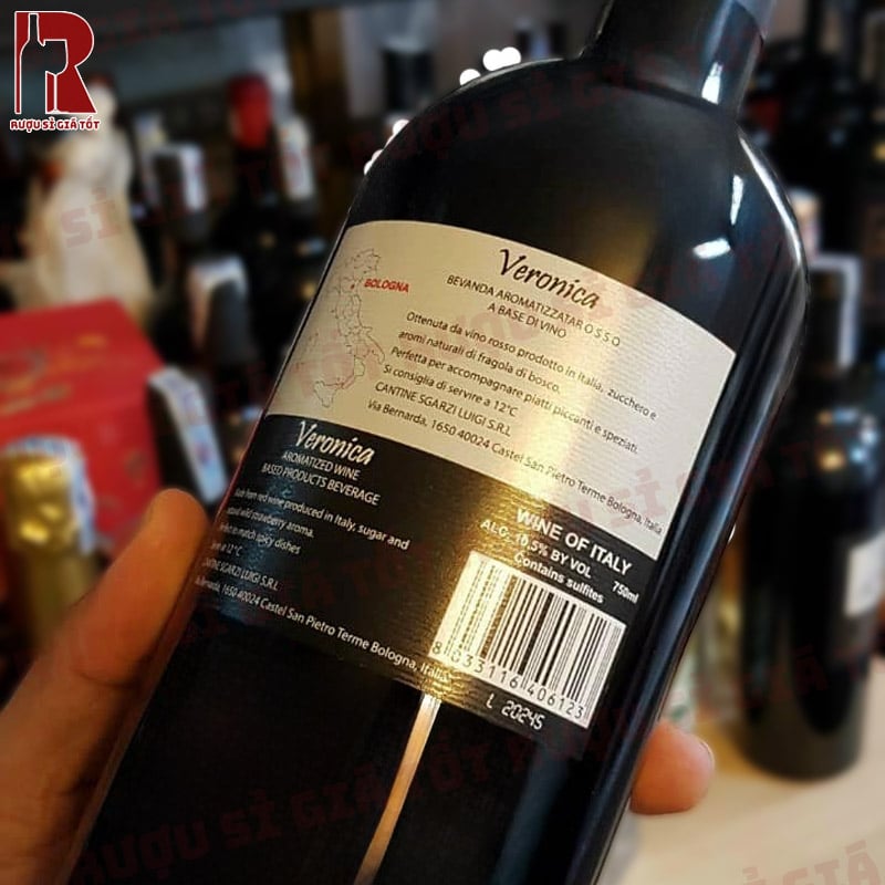 Rượu Vang Ý Đỏ Veronica Semi Dolce Puglia Ngọt nhập khẩu chính hãng