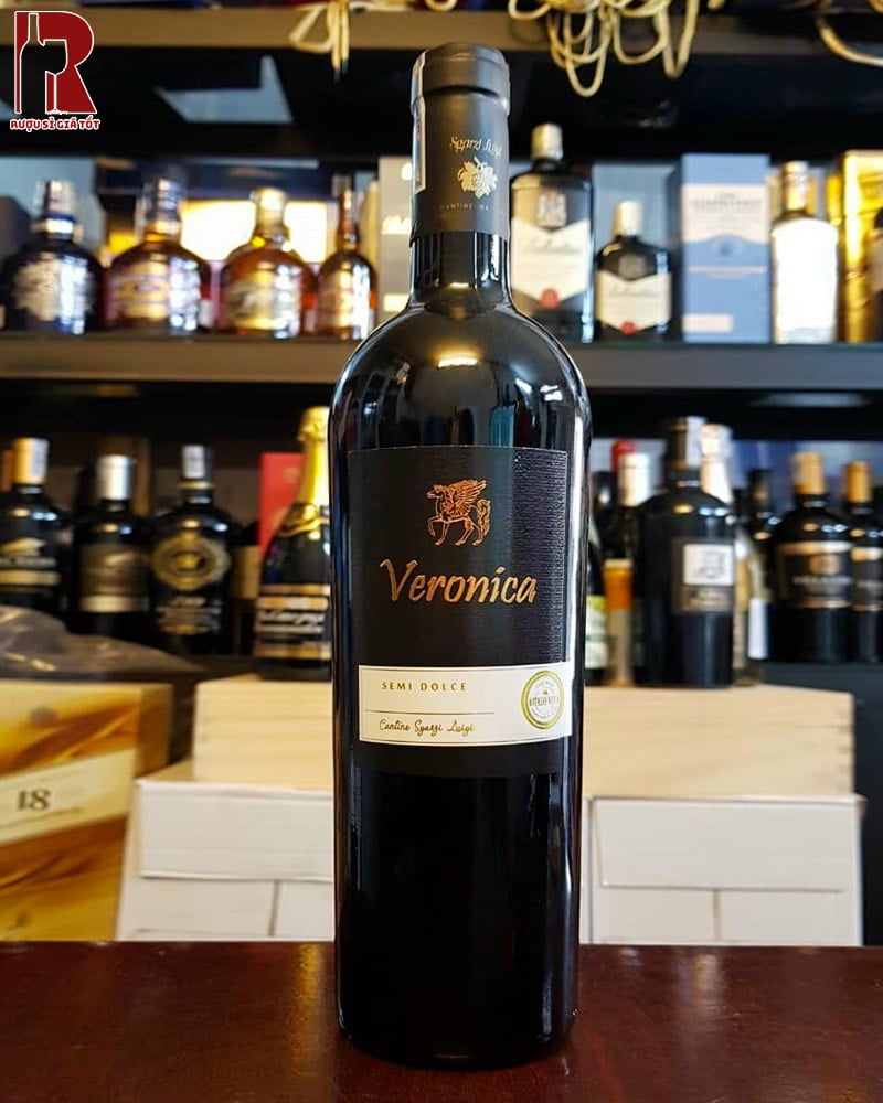 Rượu Vang Ý Đỏ Veronica Semi Dolce Puglia Ngọt nhập khẩu chính hãng giá rẻ