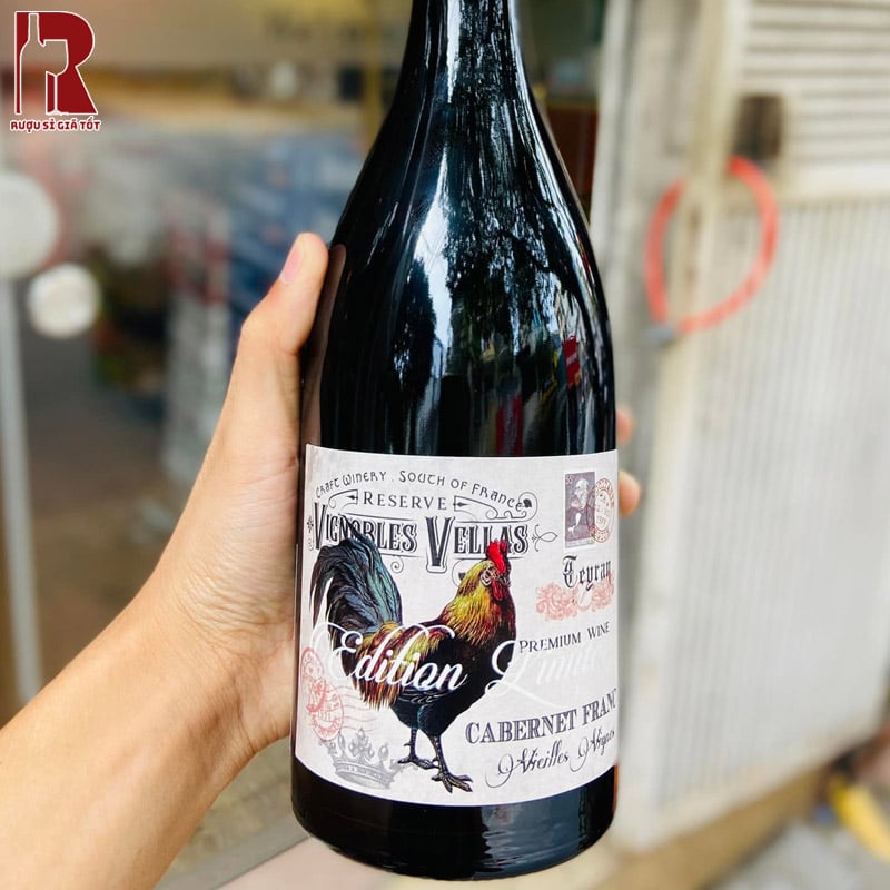 Vang Pháp Vignobles Vellas Le COQ