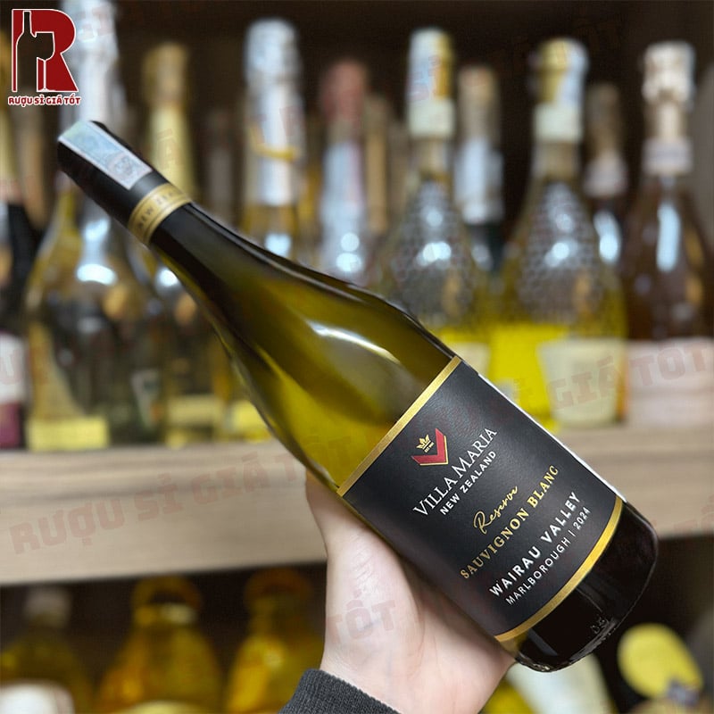 Giá Rượu Vang New Zealand Trắng Villa Maria Reserve Sauvignon Blanc Marlborough