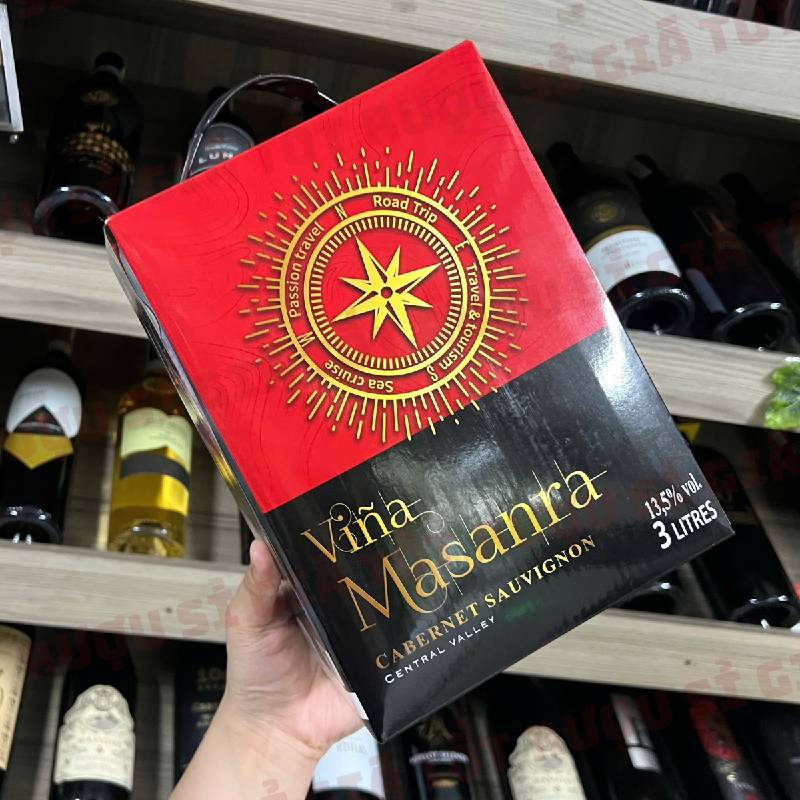 Rượu Vang Bịch Chile Vina Masanra Cabernet
