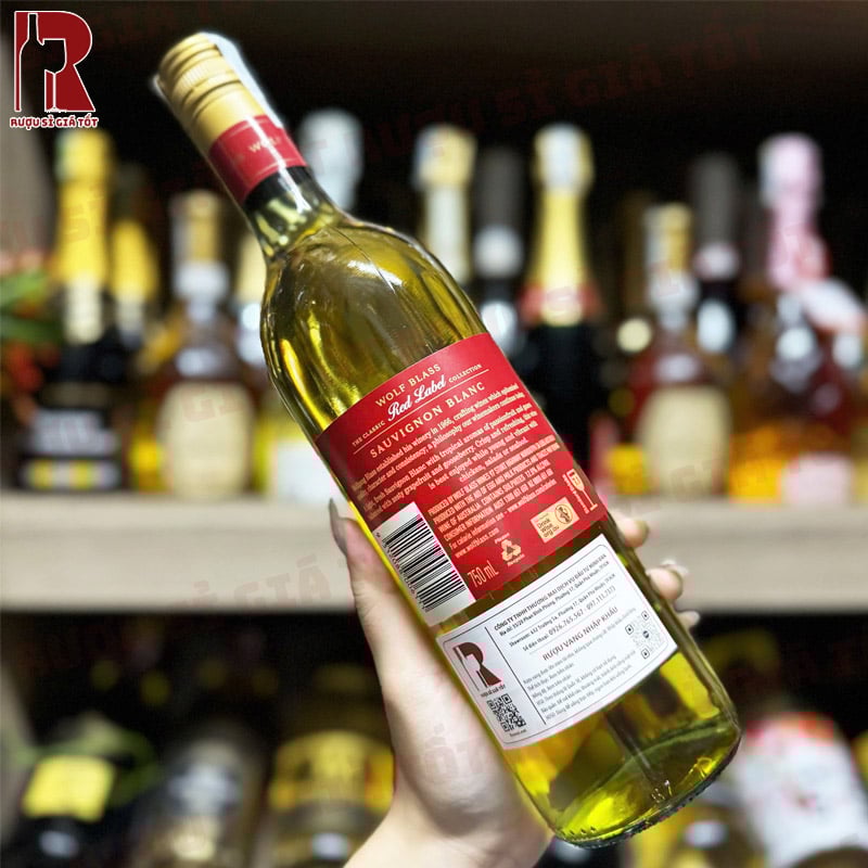 Rượu Vang Úc Trắng Wolf Blass Red Label Sauvignon Blanc nhập khẩu chính hãng giá rẻ