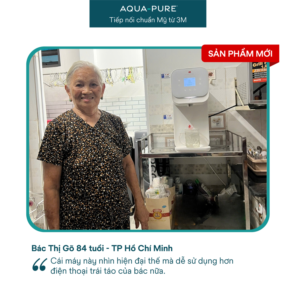 Máy lọc nước nóng lạnh 3M Aqua-Pure™ HCD-3C – Hiện đại đến từ Mỹ, dễ dùng đến mức ai cũng yêu thích