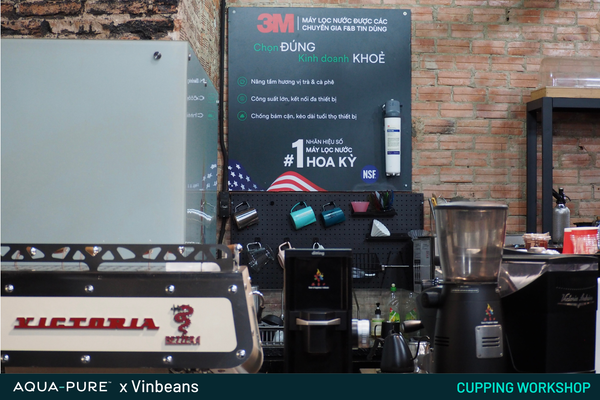 Lọc nước phòng lab cà phê
