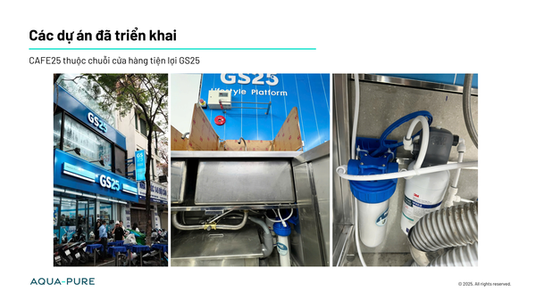 Dụ án lắp đặt tiêu biểu tại các chuỗi F&B hàng đầu Việt Nam
