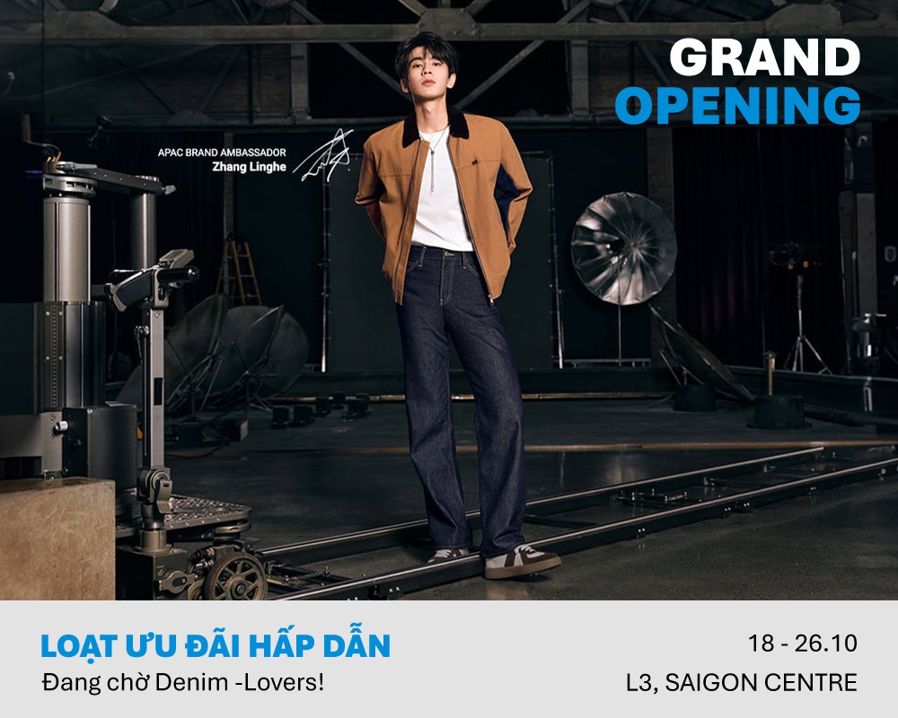 Grand Opening - Lee Jeans Saigon Centre