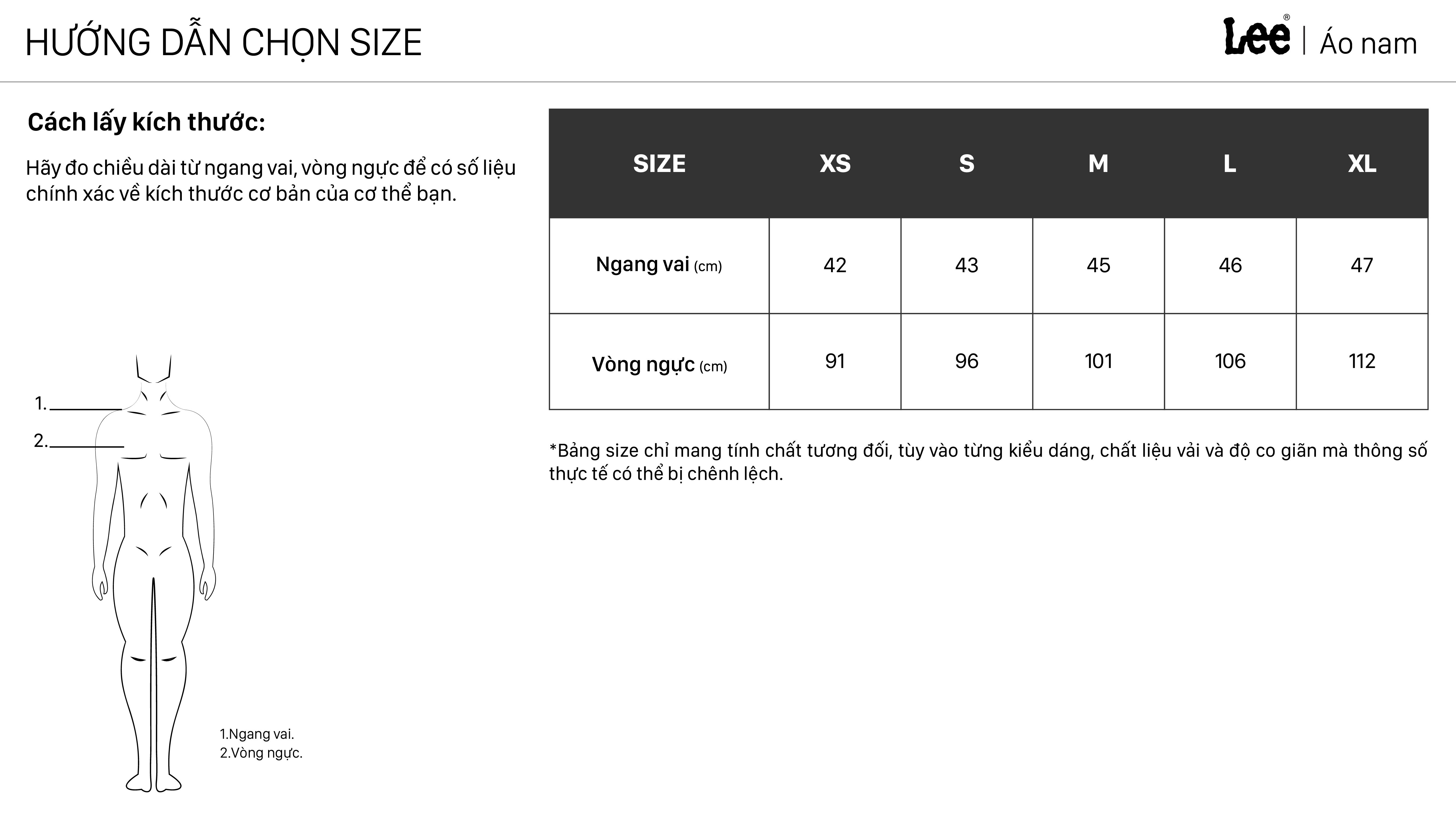 LEE - Áo thun nam cổ tròn tay ngắn Modern Regular