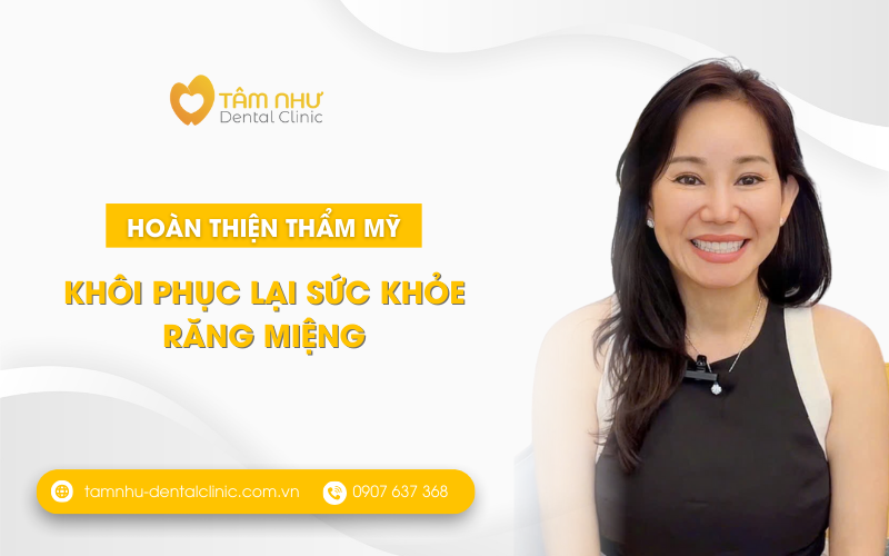 Hoàn thiện thẩm mỹ và khôi phục lại sức khỏe răng miệng với sứ Vita & cấy ghép 1 trụ Implant