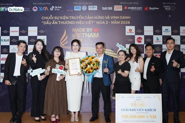 Đội ngũ Dr.Natro chúc mừng Top 5 The Future Brand 2026
