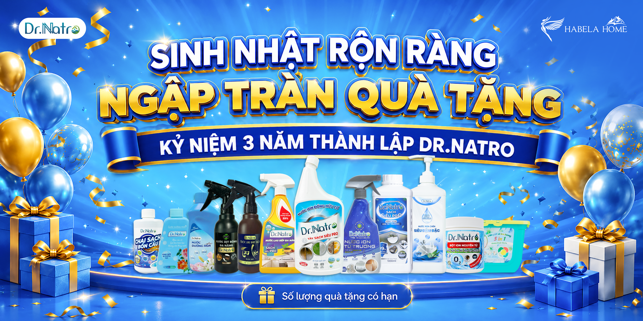 Mừng sinh nhật 3 năm Dr.Natro
