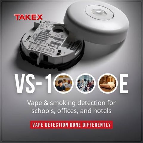 Cảm Biến Phát Hiện Thuốc Lá Điện Tử Cho Khách Sạn – Giải Pháp VS-1000E Takex