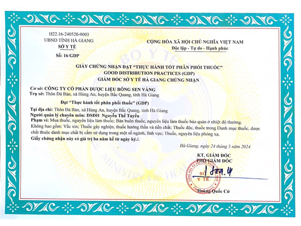 Giấy Chứng Nhận Đạt “Thực Hành Tốt Phân Phối Thuốc” (GDP) Là Gì? Điều Kiện, Hồ Sơ Và Thủ Tục Mới Nhất 2026