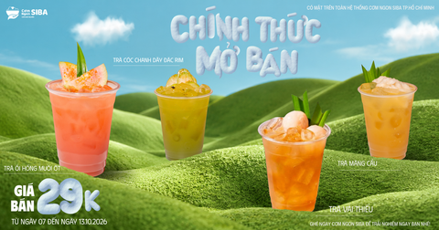 Bộ sưu tập 4 hương vị mới – Chính thức ra mắt tại Cơm Ngon SIBA