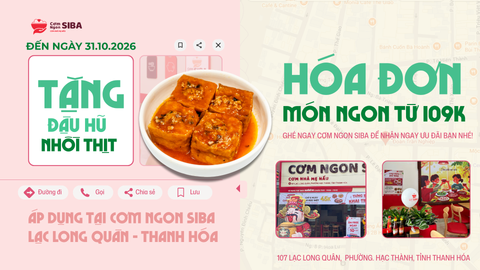 Cơm Ngon SIBA Lạc Long Quân chính thức khai trương rồi cả nhà ơi!