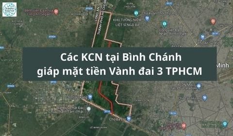 Các KCN tại Bình Chánh giáp mặt tiền Vành đai 3 TPHCM