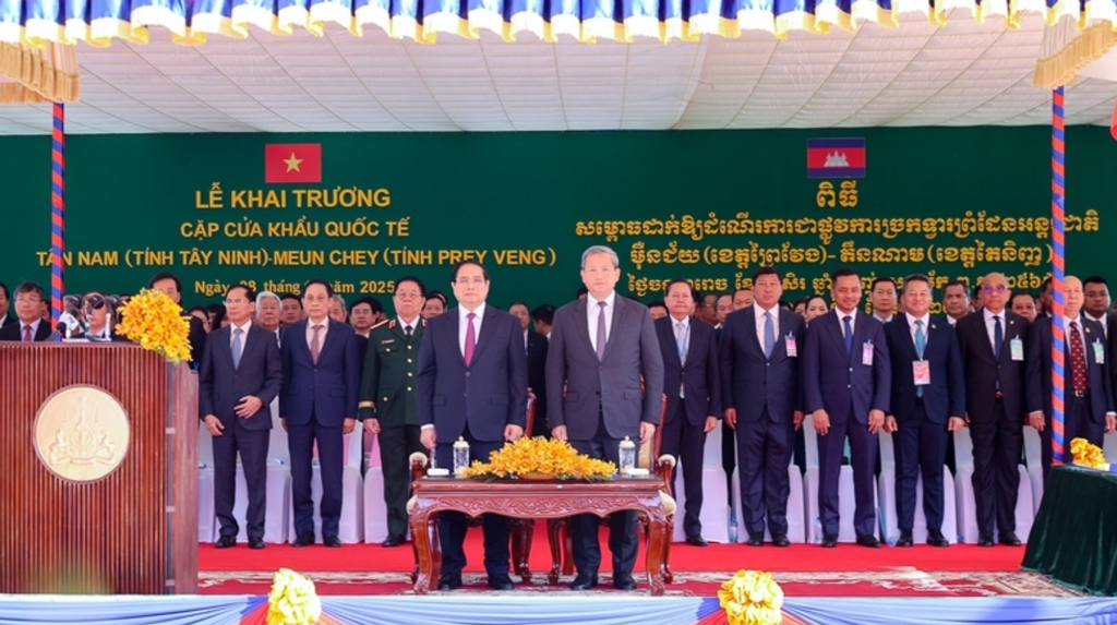 Cửa khẩu quốc tế Tân Nam - Meun Chey - kết nối Việt Nam - Campuchia