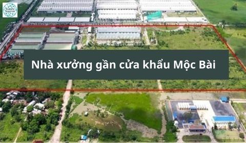 Nhà xưởng gần cửa khẩu Mộc Bài | Thuê xưởng KCN Tây Ninh