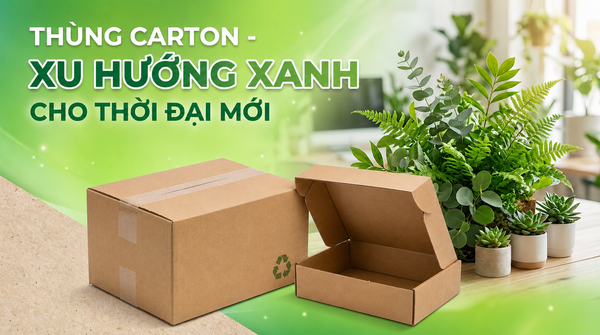 BAO BÌ CARTON- XU HƯỚNG XANH CHO THỜI ĐẠI MỚI