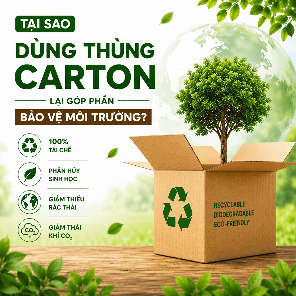 Tại Sao Dùng Thùng Carton Lại Góp Phần Bảo Vệ Môi Trường?