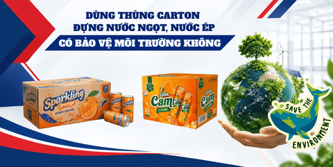 Dùng Thùng Carton Đựng Nước Ngọt, Nước Ép Có Bảo Vệ Môi Trường Không